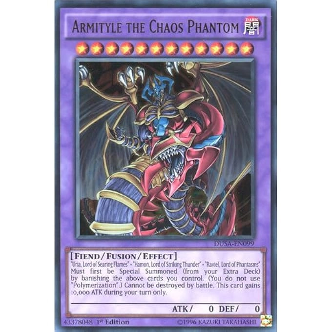 YUGIOH Armityle the Chaos Phantom DUSA-EN099 - 1ST ED Duelist Saga