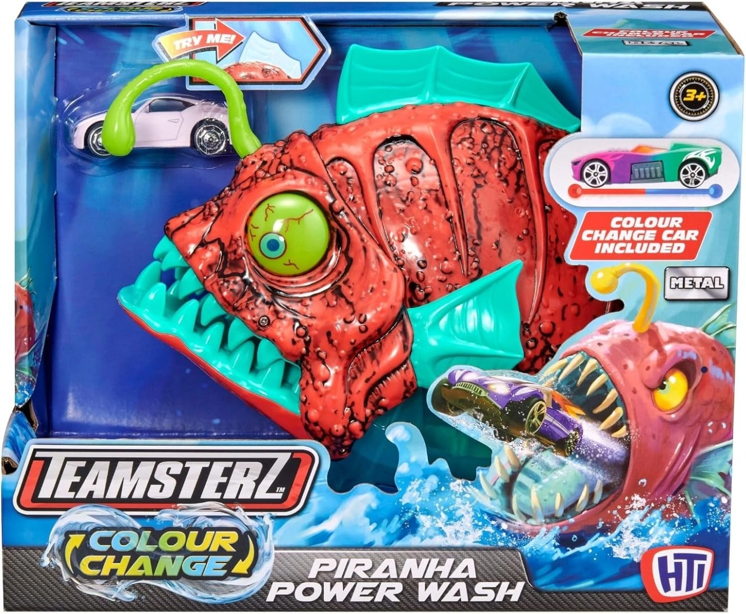 Colour Change Piranha Power Wash - 3-inch 1 Car