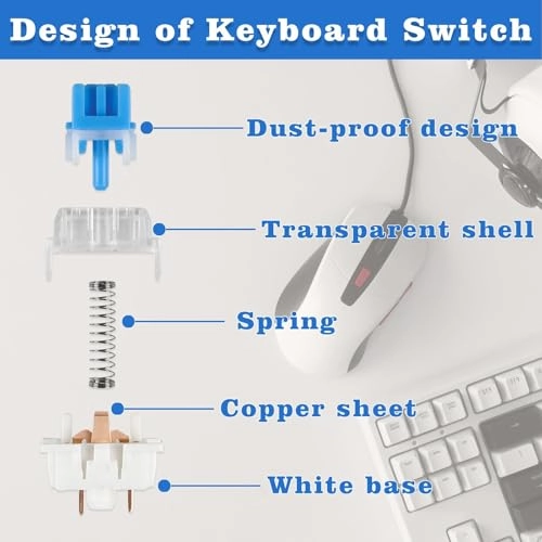 Mechanical Keyboard Switches - 50 Pcs
