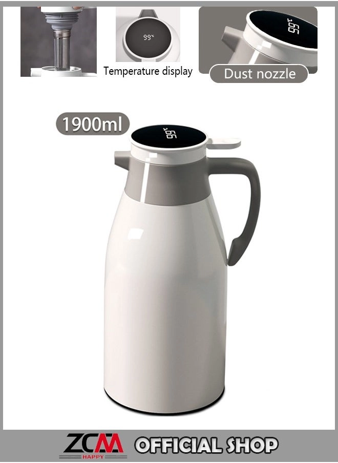 ZCM-HAPPY Digital Display Thermos Pot - 1.9L