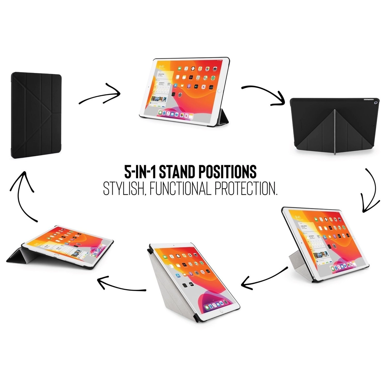 Origami Case for iPad 7th Generation 10.2-inch (2019)