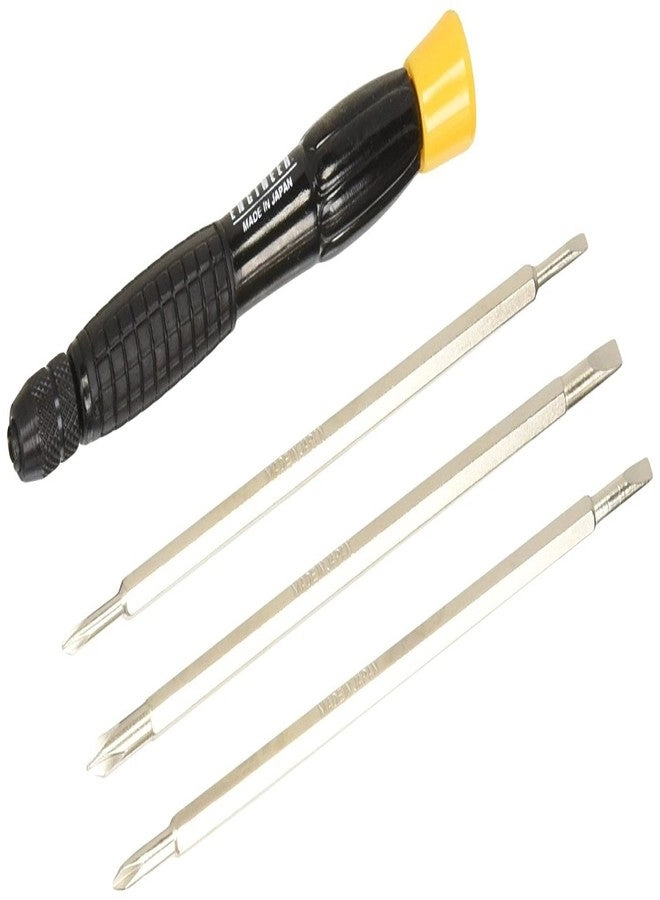 Reversible Precision Slotted and Phillips Screwdriver Set (3 Pcs)