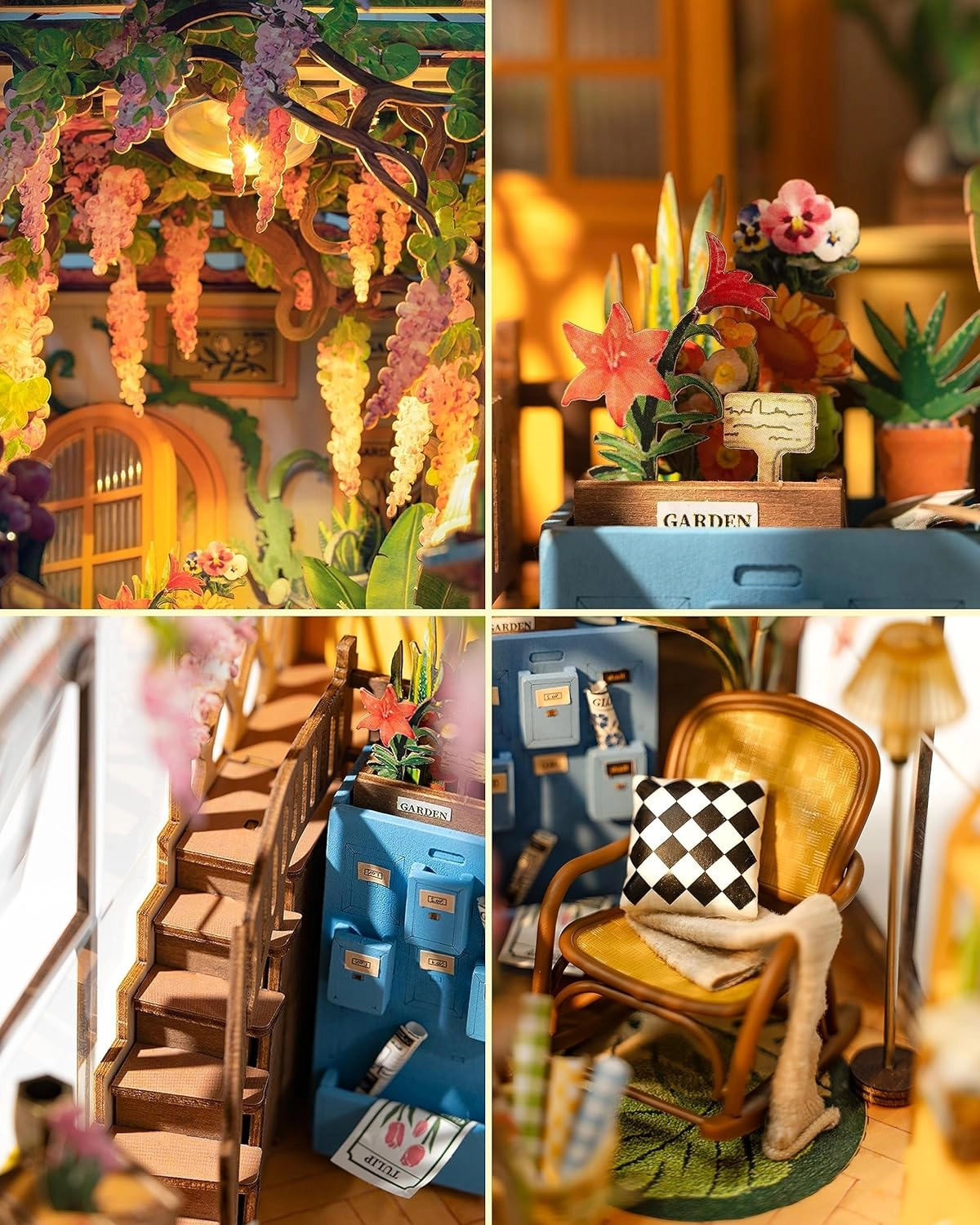 DIY Miniature Dollhouse Kit - Dreamy Garden