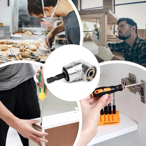 Angled Drill Bit Adapter - Bendable 105 Degree