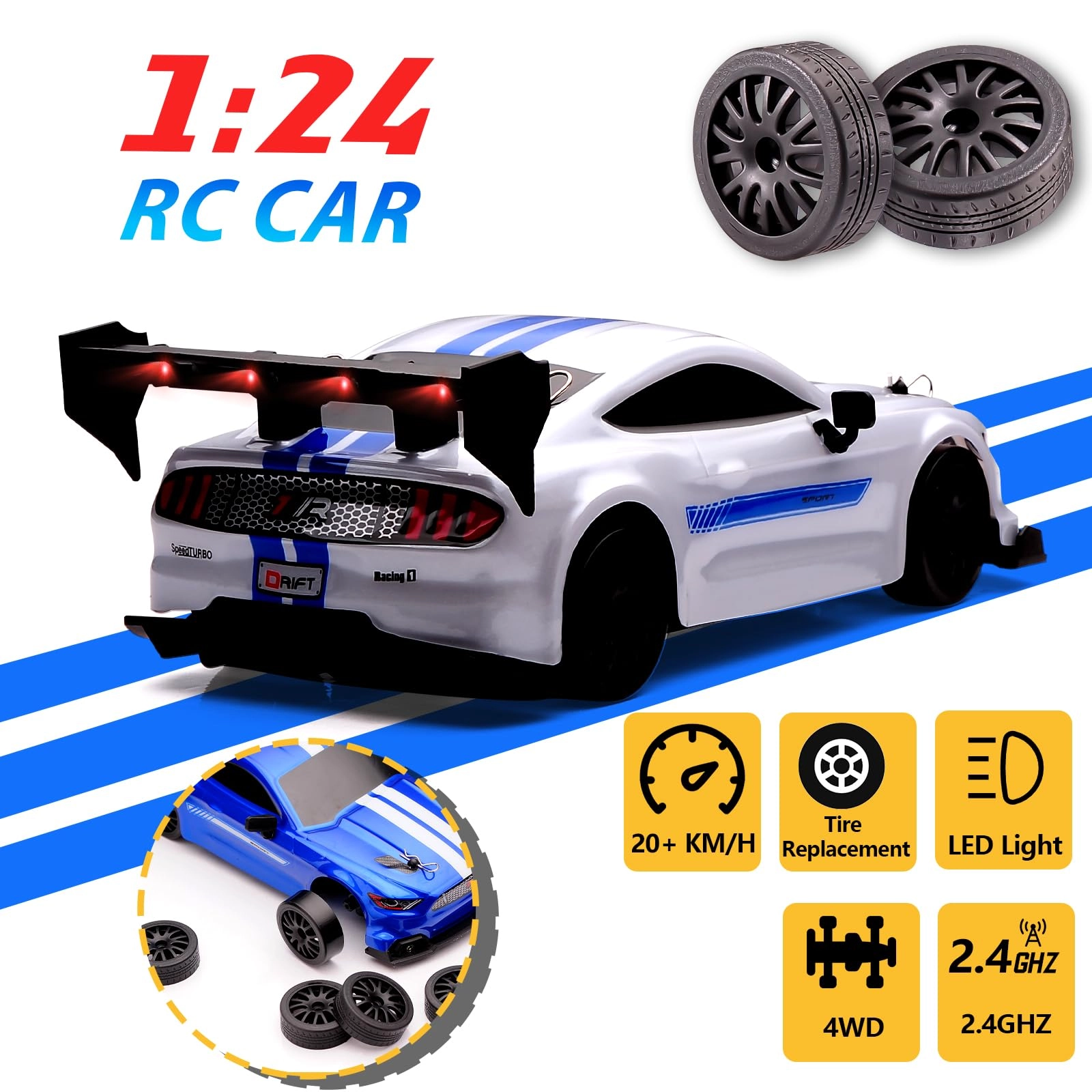 RC Drift Car - 1:24 Scale