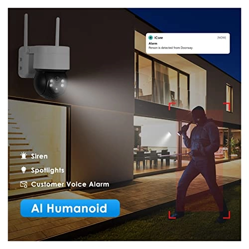 Outdoor Solar Security Camera 2K