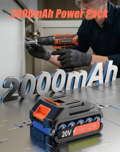 Cordless Drill Driver - 2000mAh