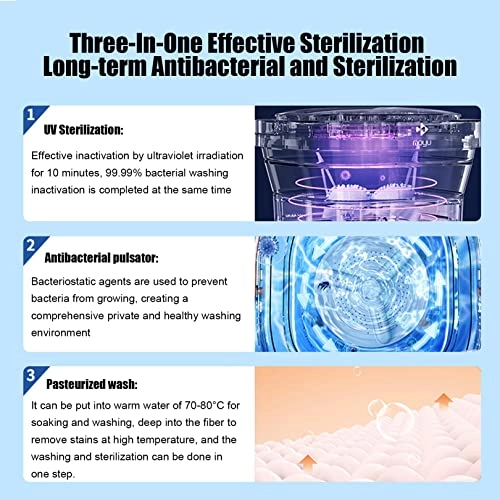 Mini folding washing machine