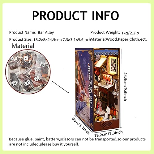 3D Wooden Book Stand Puzzle - 1：24