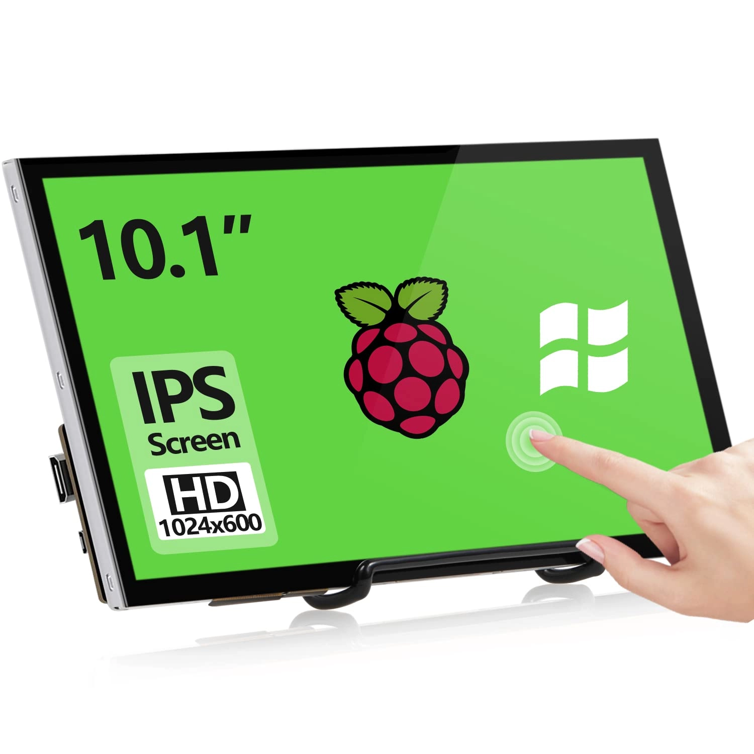 HAMTYSAN Raspberry Pi Touchscreen Monitor - HCIK101V.CC 10.1 Inches 1024x600