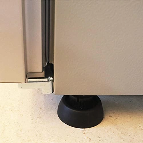 Washing Machine Foot Pad - 5 Pcs Anti-Vibration Black