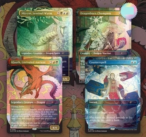 Magic TCG Secret Lair x Dungeons & Dragons: Whispers in Candlekeep - 4 pcs