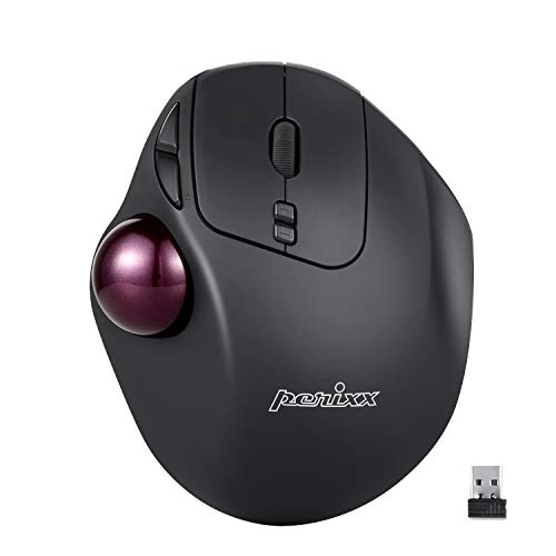 PERIMICE-720 Ergonomic Trackball Mouse - Wireless