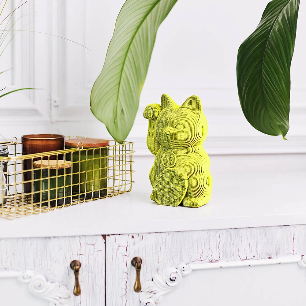 Lucky Cat 3D Puzzle (7529-CARTLUCK) - 93 pcs