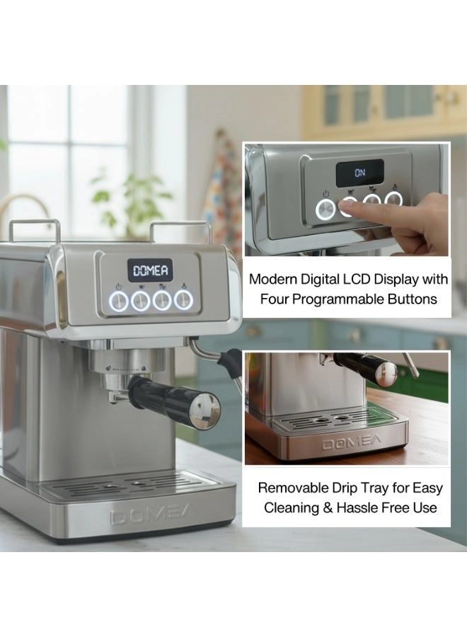 KCM810 - 20-Bar Thermo Block Precision Steam Wand