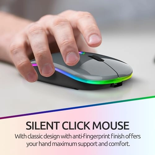 LED Wireless Mouse - Bluetooth USB