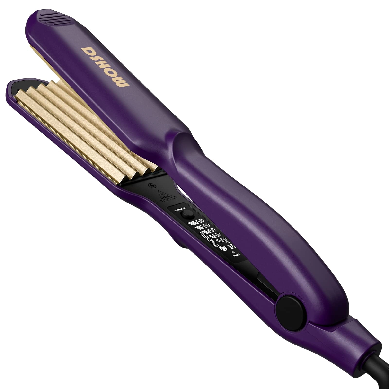 Hair Crimper - Titanium Ceramic Plates 220°C Dual-voltage(100-240V)