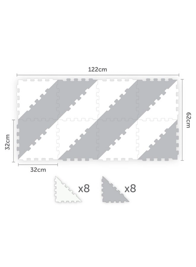 Triangle Puzzle Floor Mat - 10 Months