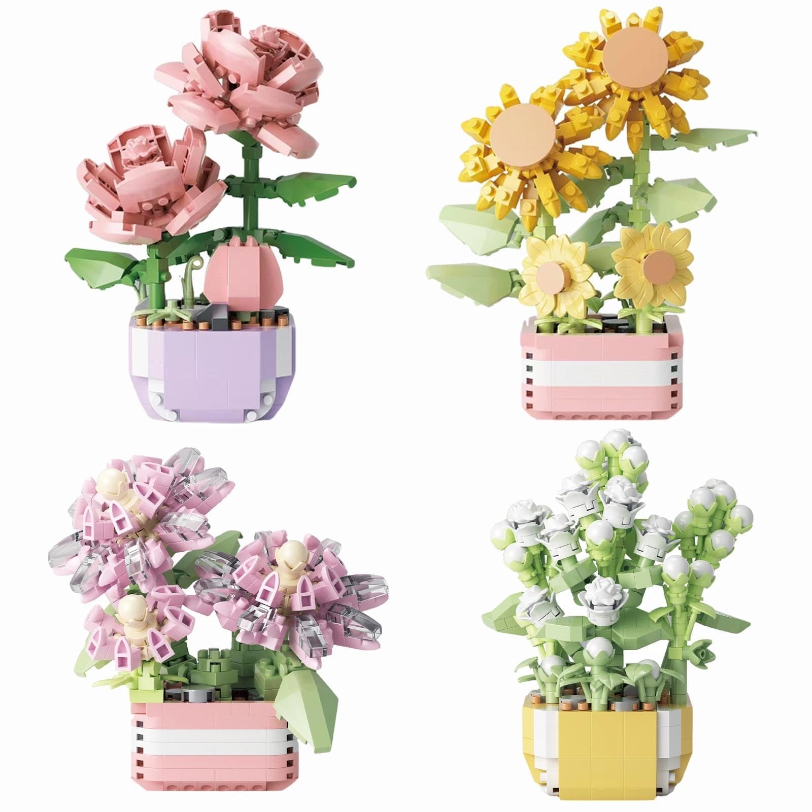 KASTWAVE Botanical Collection - DIY Decorative Flower Bonsai