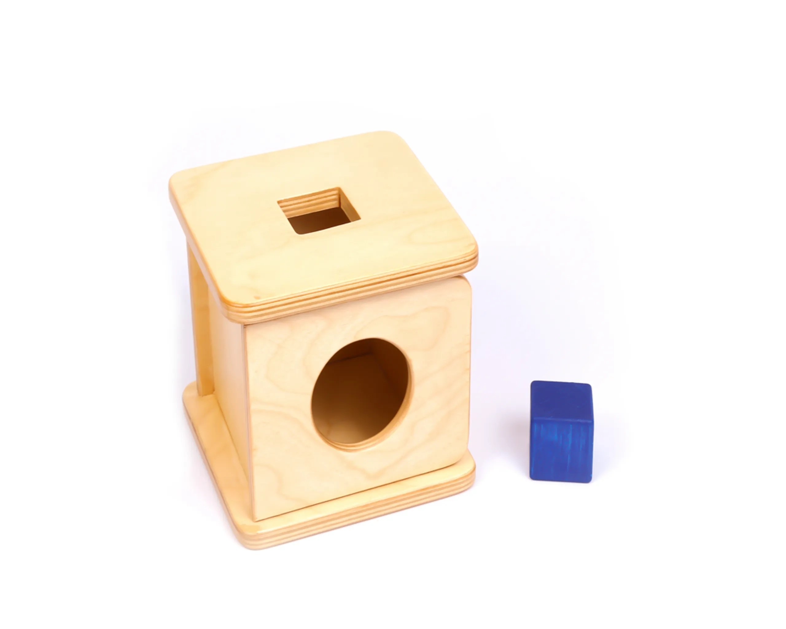 Edu Fun Wooden Box & Cube - 2 years+ 2 pieces
