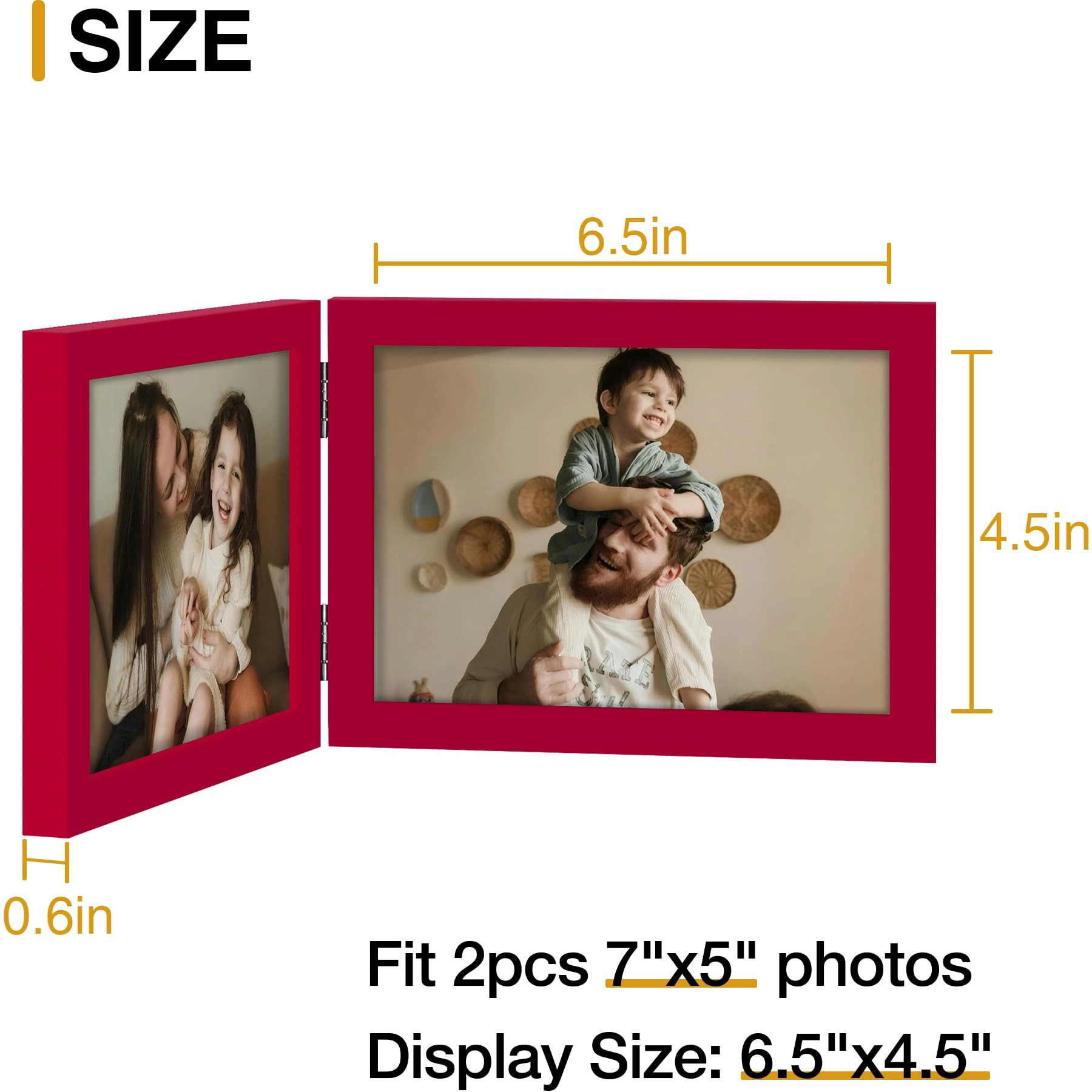 Double Picture Frame - 5x7 2