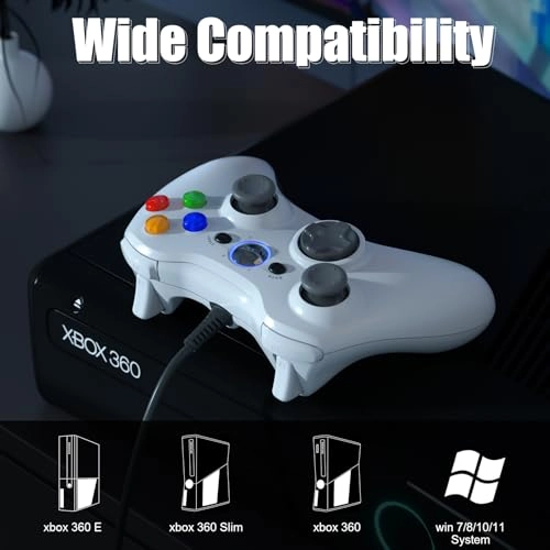 Xbox 360 Controller - White + Black