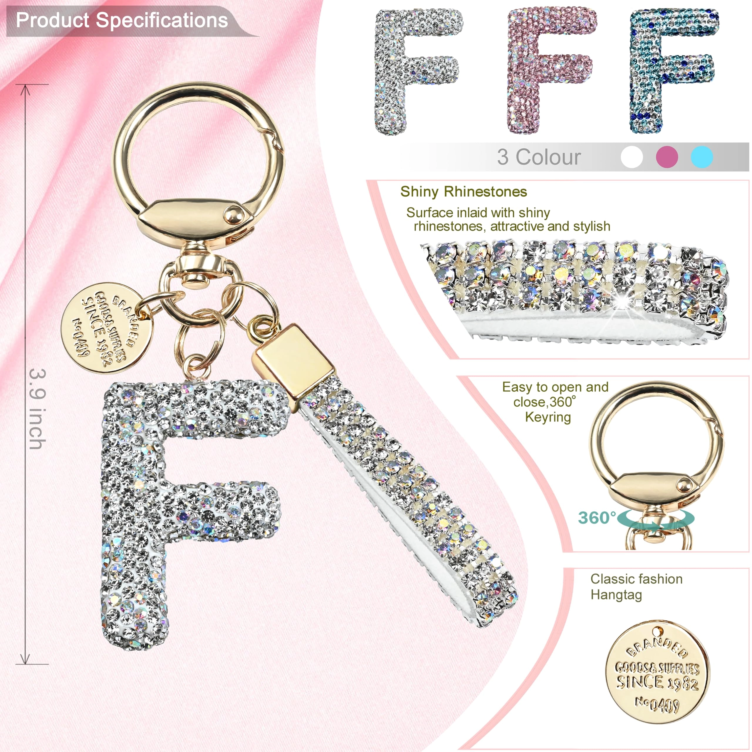 Initial Letter Keychain - Letter