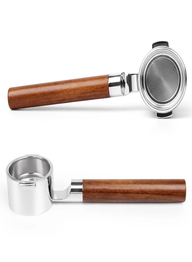 KUCHZUBE Lay-Flat Bottomless Portafilter - 51mm Stainless Steel