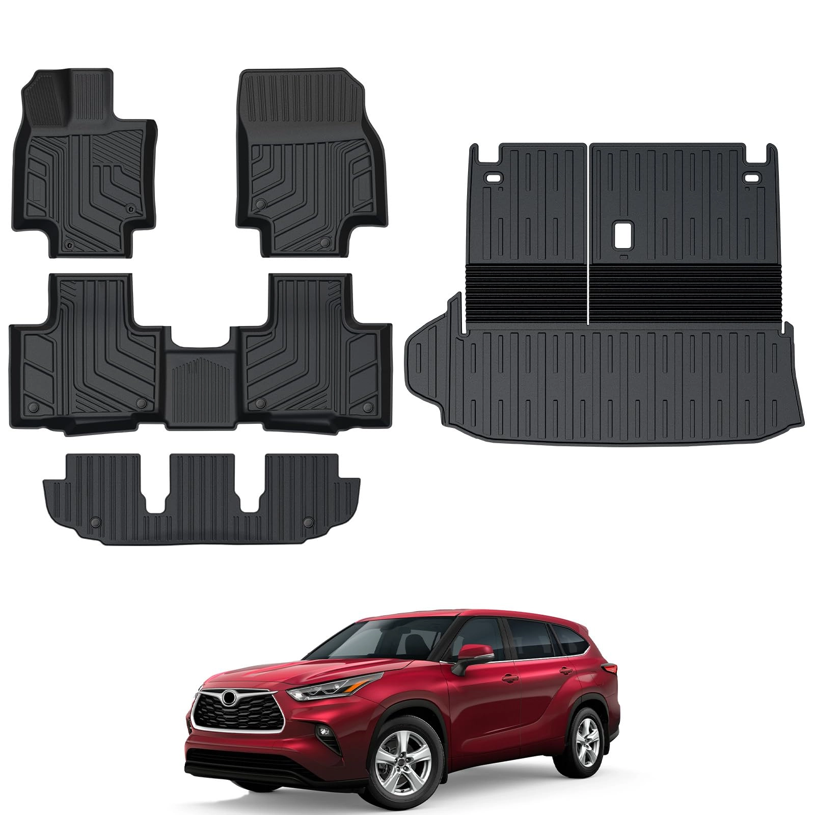 galvagnite Floor Mats for Toyota Highlander - 2020-2026