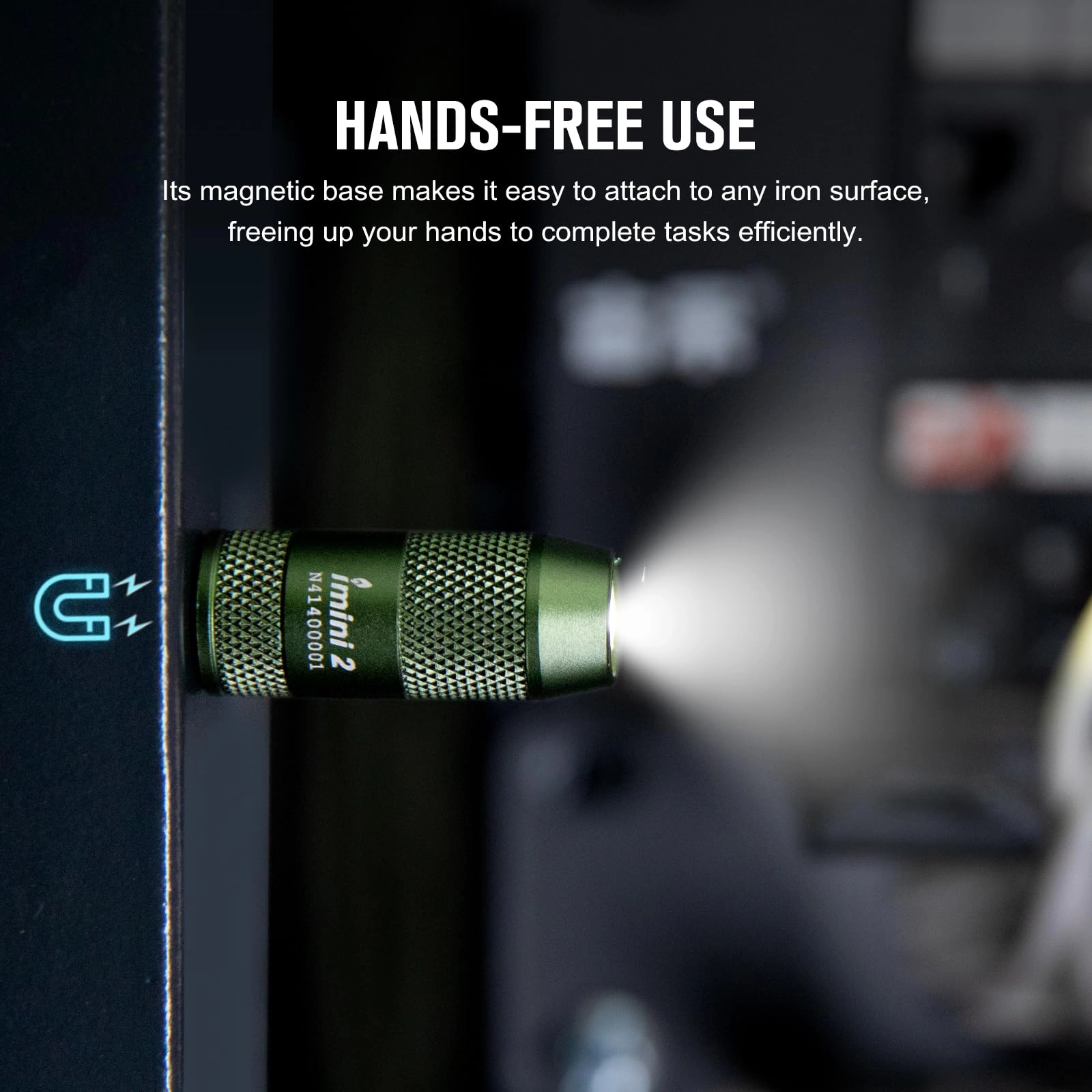 IMINI 2 Keychain Flashlight Rechargeable (50lm)
