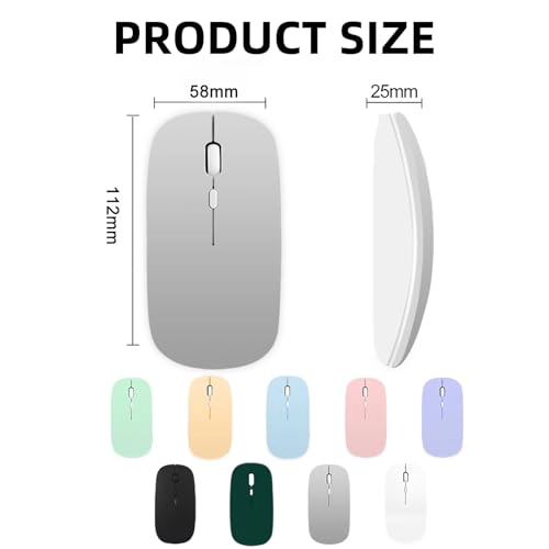 Ultra Slim Silent Optical Mouse - Bluetooth