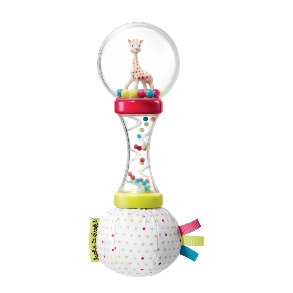 Sophie la girafe Il Etait Une Fois Soft Maracas Rattle - Suitable for 3 months & above SPFT FABRIC WITH CRINKLY PAPER