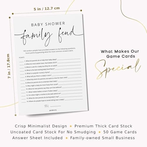 Baby Shower Family Feud - 50 piece(s)