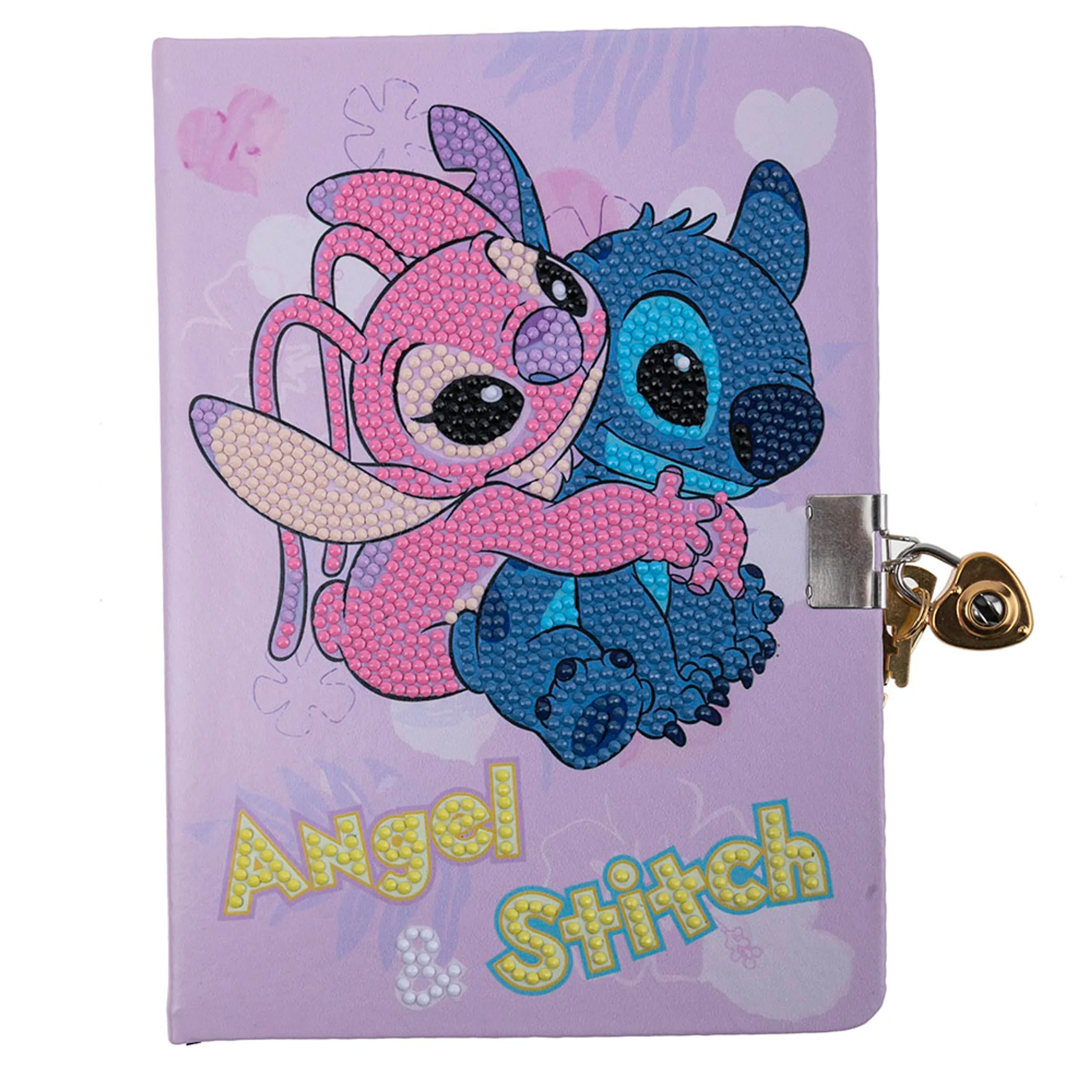Crystal Art Secret Diary - Stitch & Angel