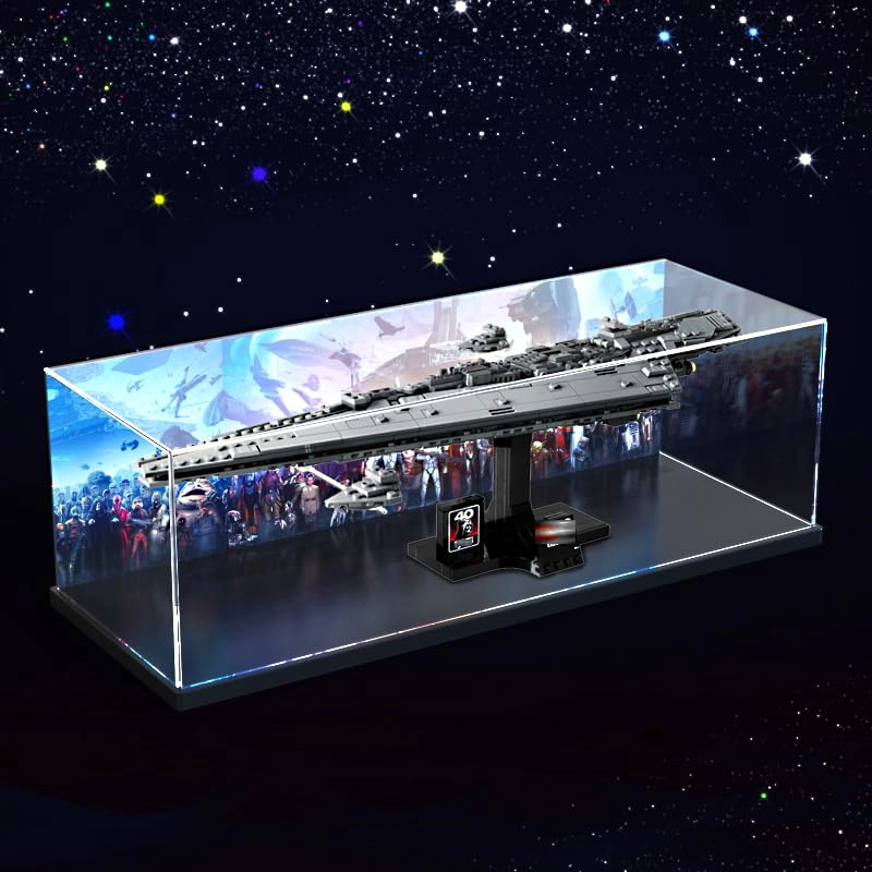 Acrylic Display Case - 75356 Dust-Proof 19x10x11 inch