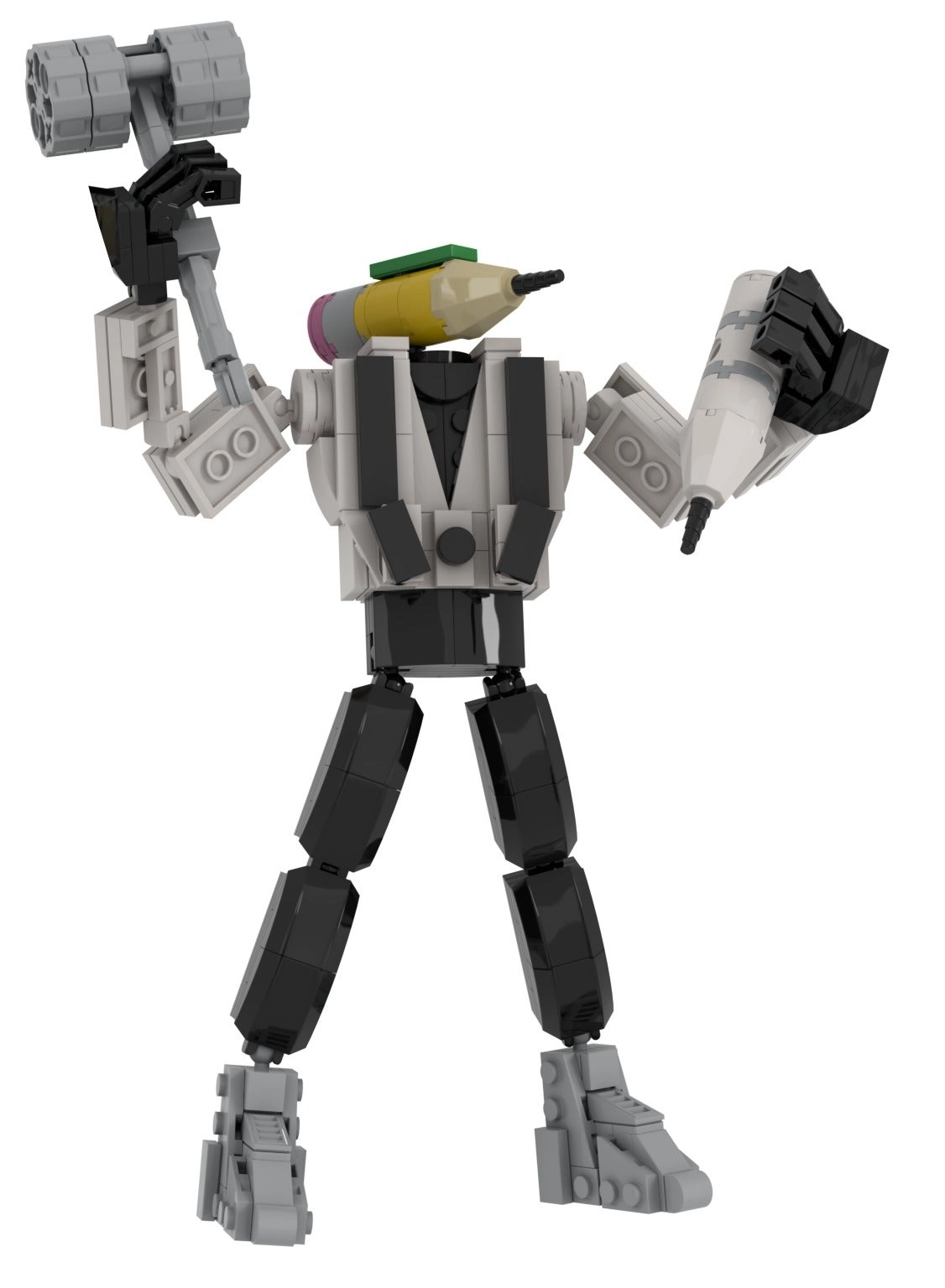 Skibidi Toilet Man Toy - Robots 228pcs