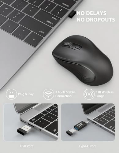 Ergonomic Mouse - Wireless