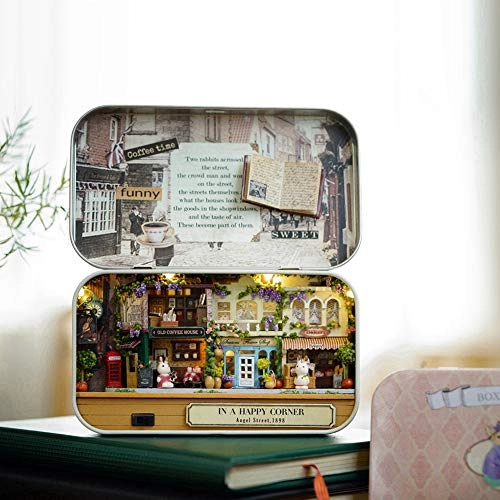 Miniature Box Dollhouse - Happy Street Corner