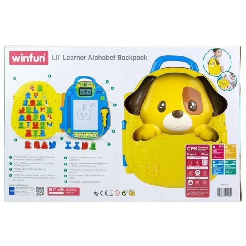 Lil' Learner Alphabet Backpack - 3 Years and Above