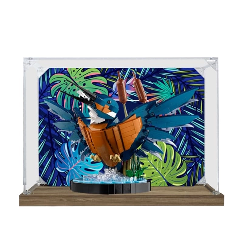 Lego Icons Display Case (10331) - Clear Acrylic Black Bottom