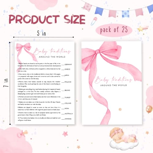 Baby Traditions Around The World Baby Shower Games - Adult 25