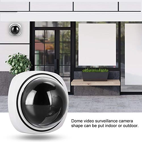 Simulated dome video surveillance camera - indoor and outdoor