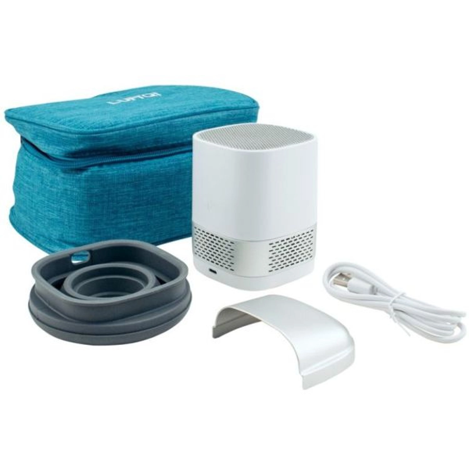 LUFT-DUO-WS - Air Purifier White/Silver 13.8 cubic feet/min