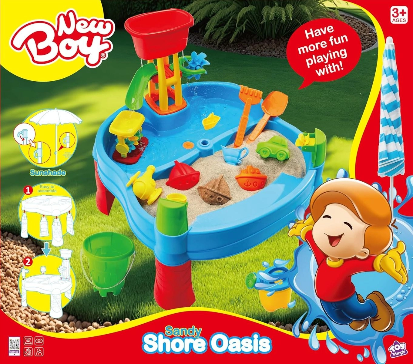 Sandy Shore Oasis - 2-in-1 Sand and Water Playset