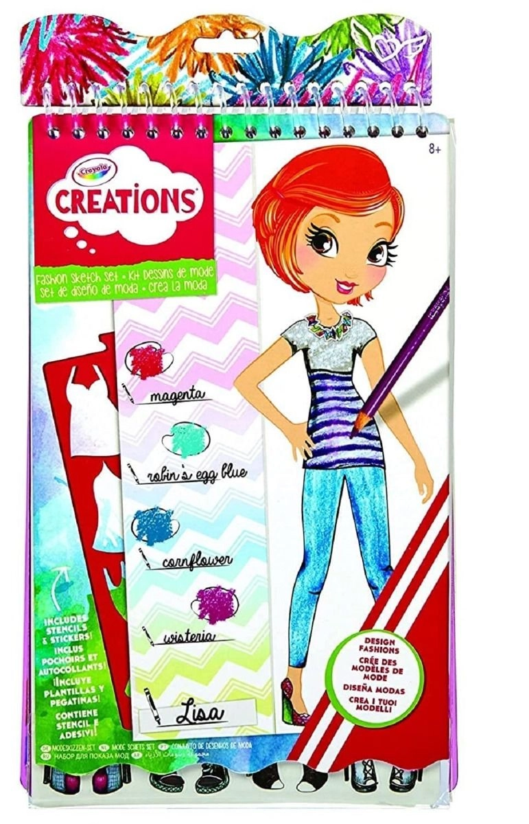Crayola Creations Compact Fashion Sketch Portfolio
