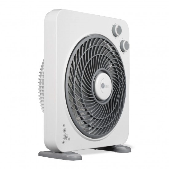 Electric Box Fan - 45W 3 Speeds 1 Hrs. timer