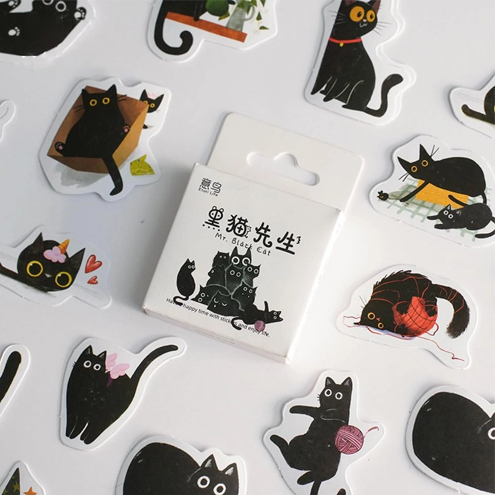 Cute Cat Sticker Book 46 pcs