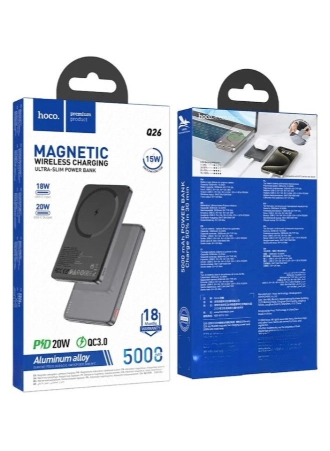 Q26 - 5000mAh 5 Watt Wireless