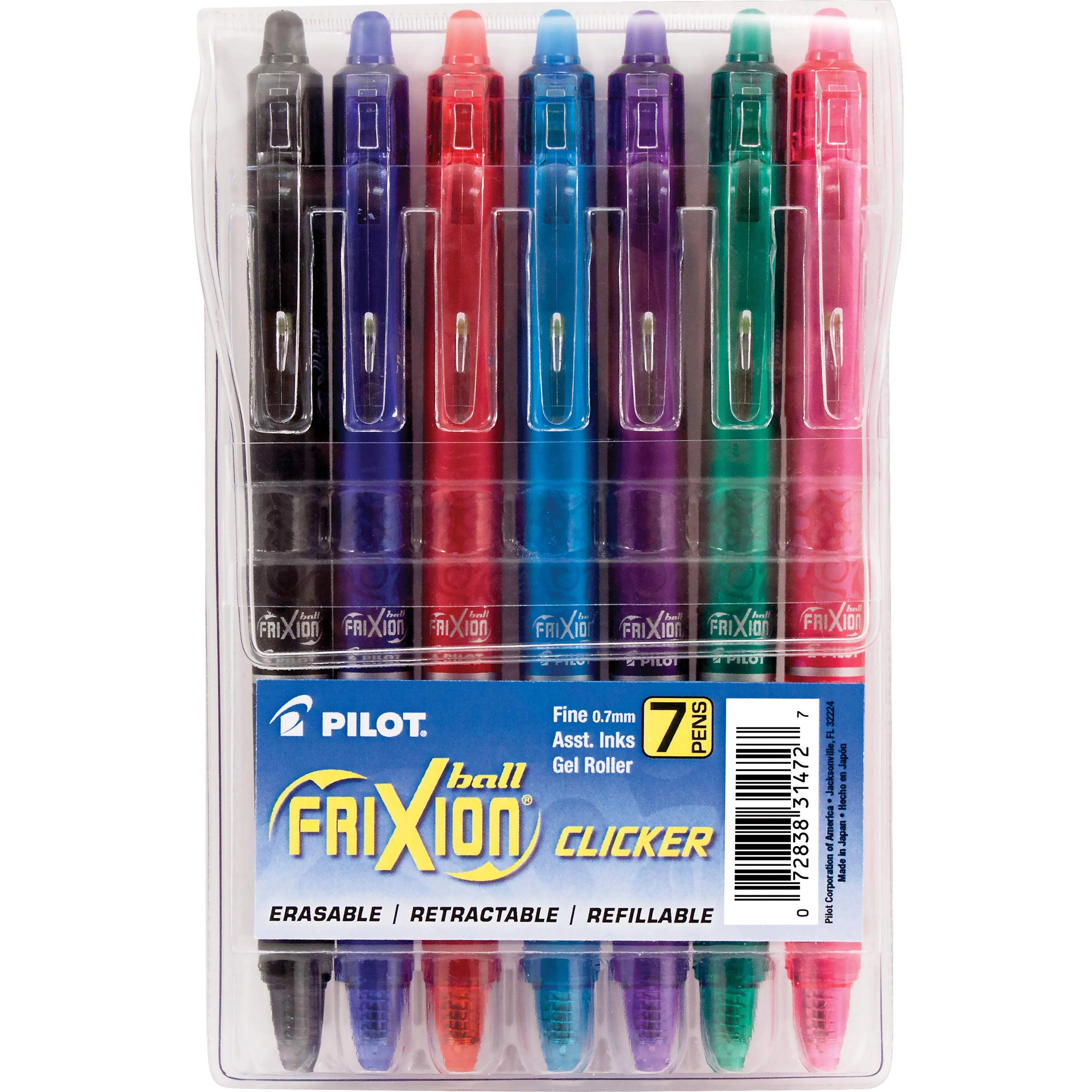 Pilot FriXion Clicker - 7 Count 0.7mm