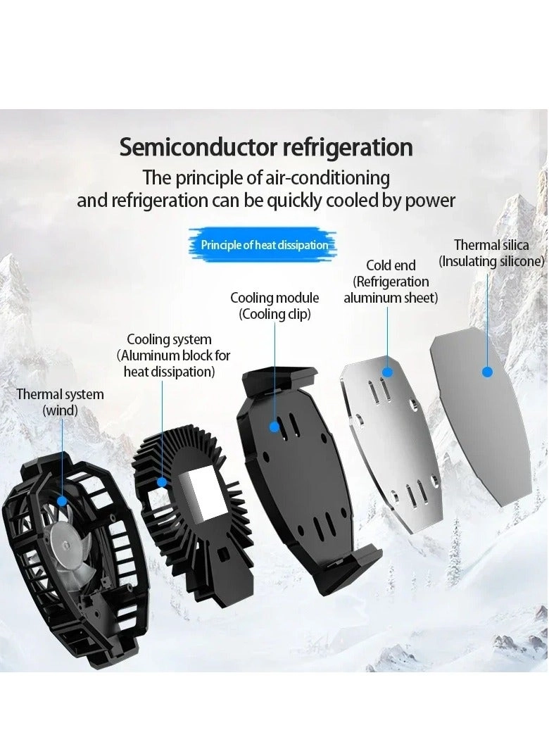 Magnetic Mobile Phone Cooler - Semiconductor Heatsink 65-85mm